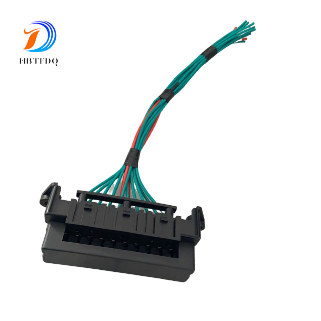 Excavator Parts Fuse Box With Wiring Harness 10 way