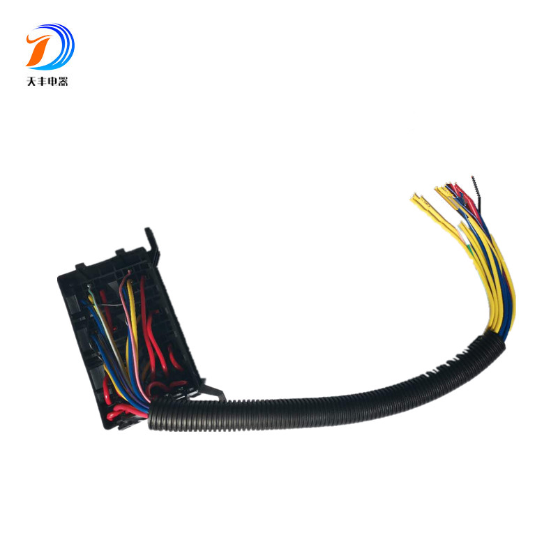 Wiring harness for safety box of modified vehicle