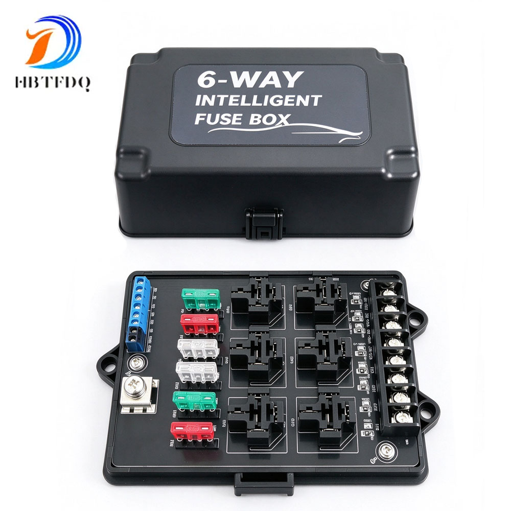 Circuit board 6-way fuse box with LED light TF2006-6X